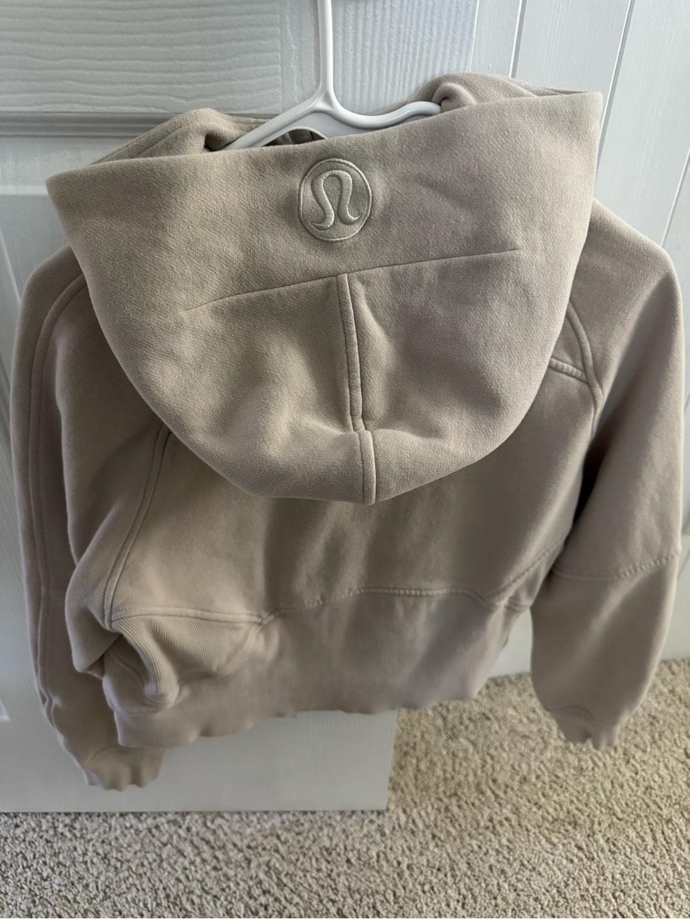 Lululemon Oversized Scuba - Taupe Full Zip
